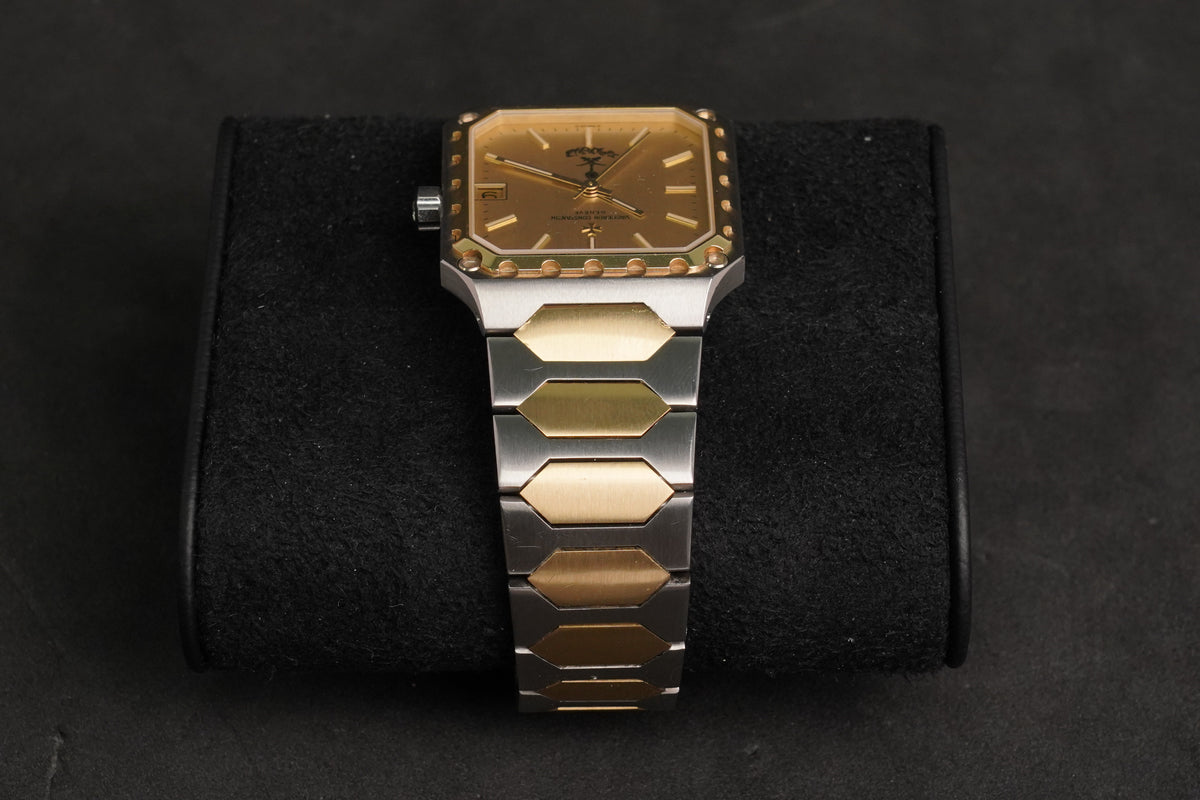 Vacheron Constantin 222 “Square” M#46004 Yellow Gold & Steel Worn