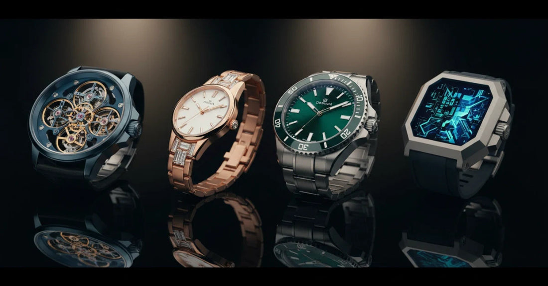 luxury skeleton watch