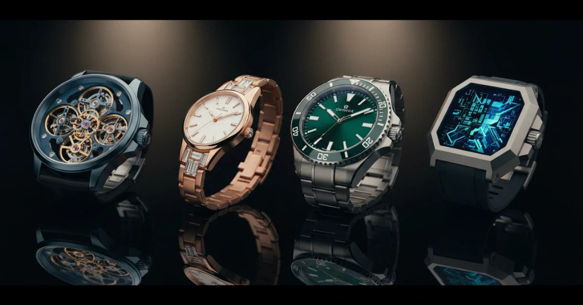 luxury skeleton watch