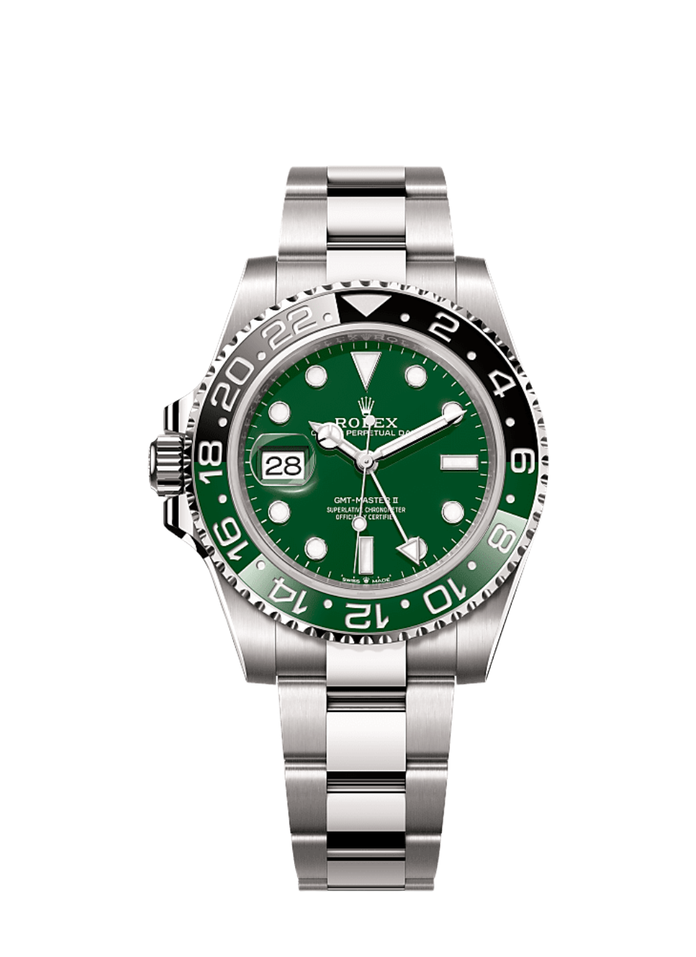 Rolex GMT-Master II - Sprite in White Gold (126729VTNR)