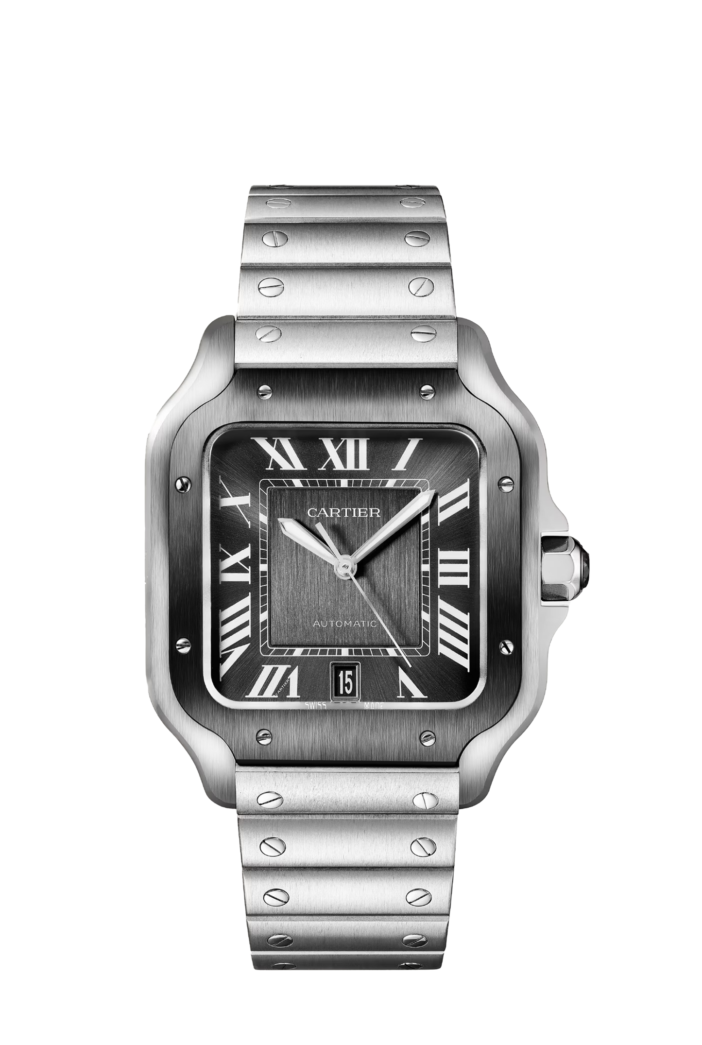 Cartier Santos "Large Model" Steel & ADLC (WSSA0037)