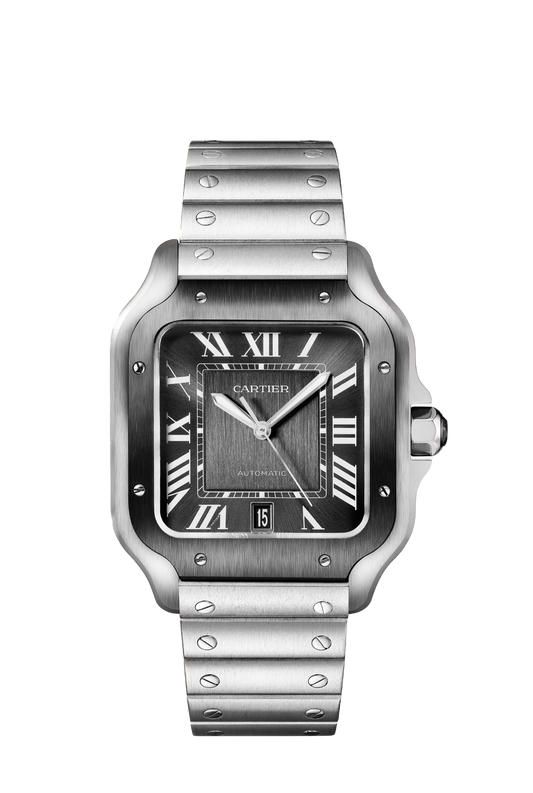 Cartier Santos "Large Model" Steel & ADLC (WSSA0037)