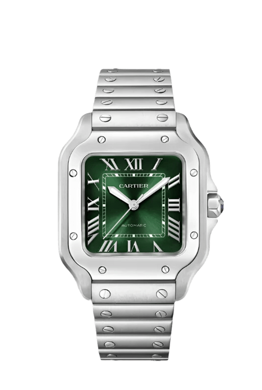 Cartier Santos "Medium Model" Green (WSSA0061)