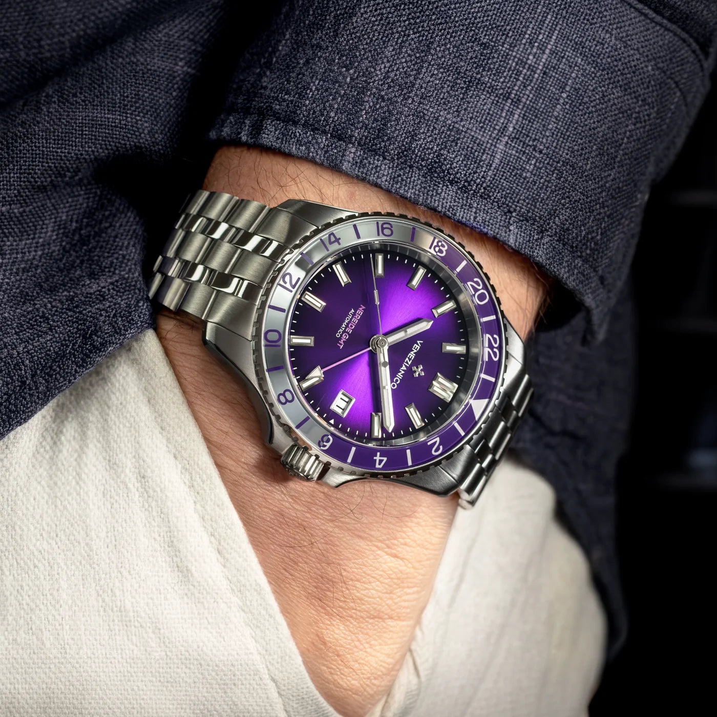 Venezianico Nereide GMT 39 (3521512S)