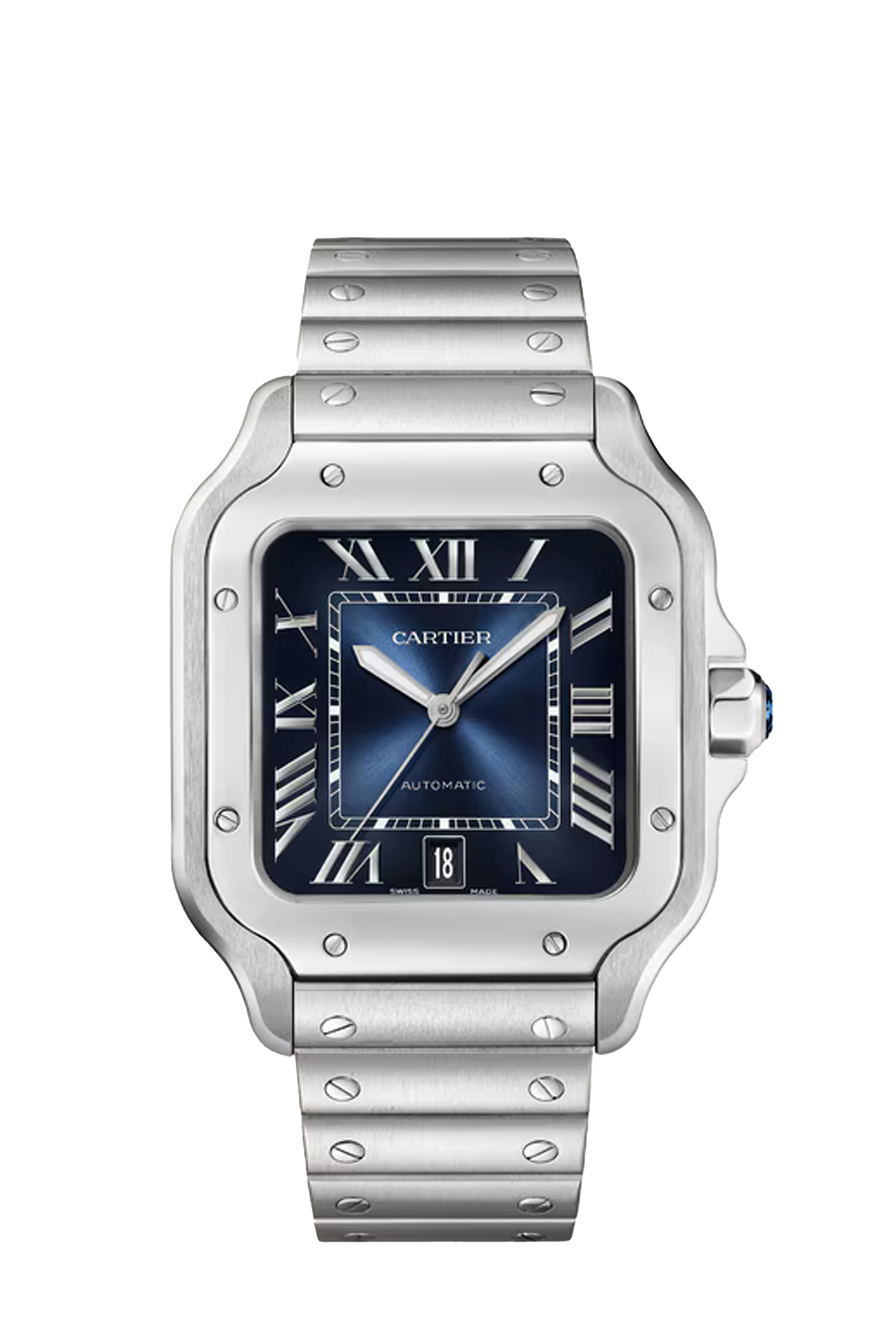 Cartier Santos "Large Model" Blue (WSSA0071)