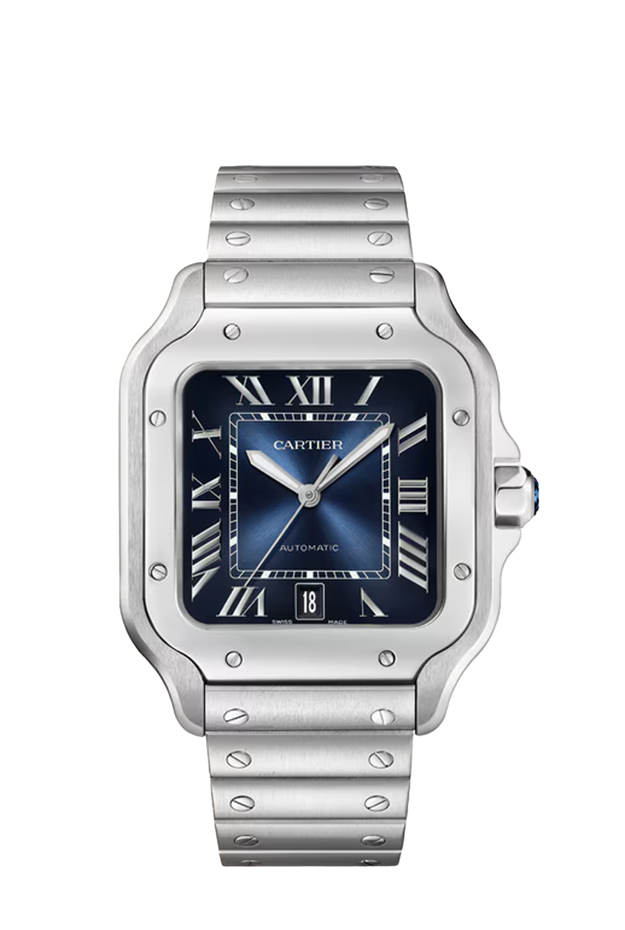 Cartier Santos "Large Model" Blue (WSSA0071)