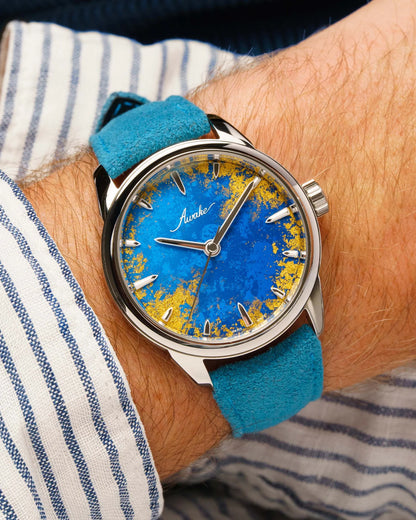 AWAKE Son Mài - Frosted Leaf « Royal Blue »