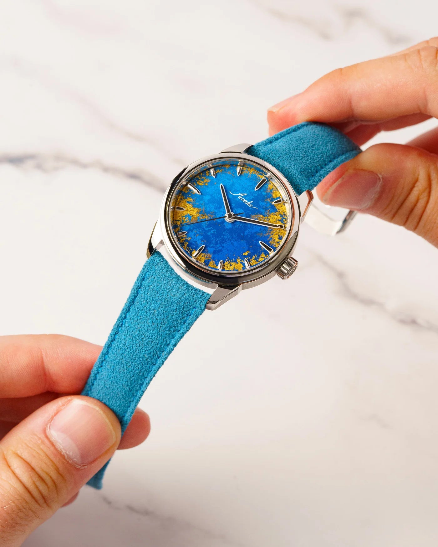 AWAKE Son Mài - Frosted Leaf « Royal Blue »