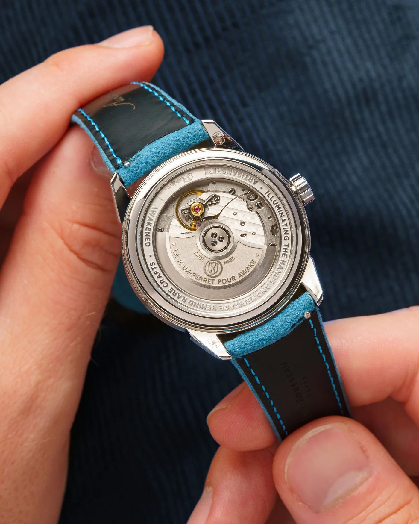 AWAKE Son Mài - Frosted Leaf « Royal Blue »