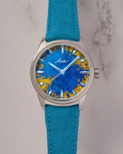 AWAKE Son Mài - Frosted Leaf « Royal Blue »