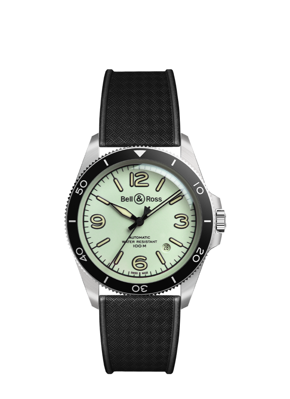 Bell & Ross BR V2-92 full lum Limited Edition (BRV292-LUM-ST/SRB)