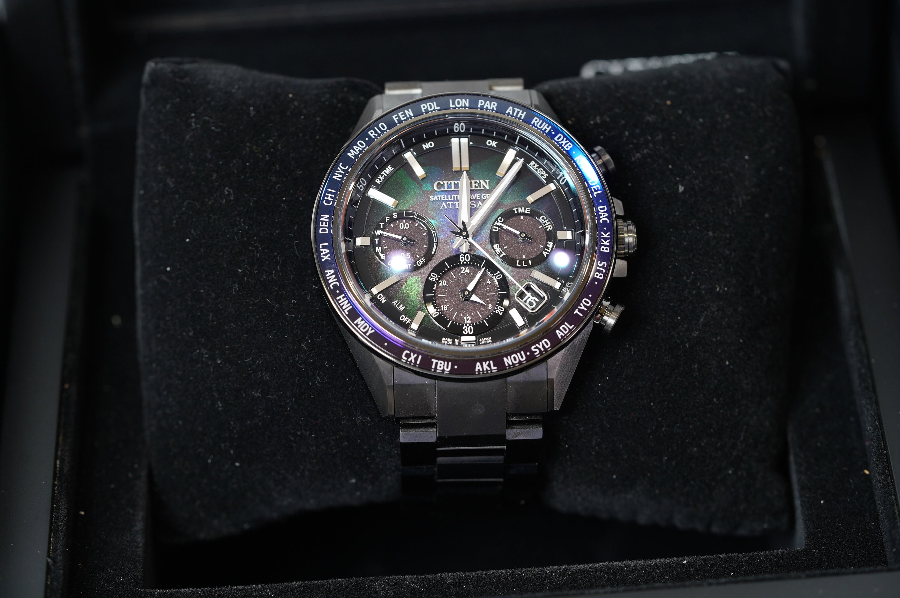 Citizen Eco-Drive Satellite Wave GPS LAYERS of TIME (CC4057-60E)