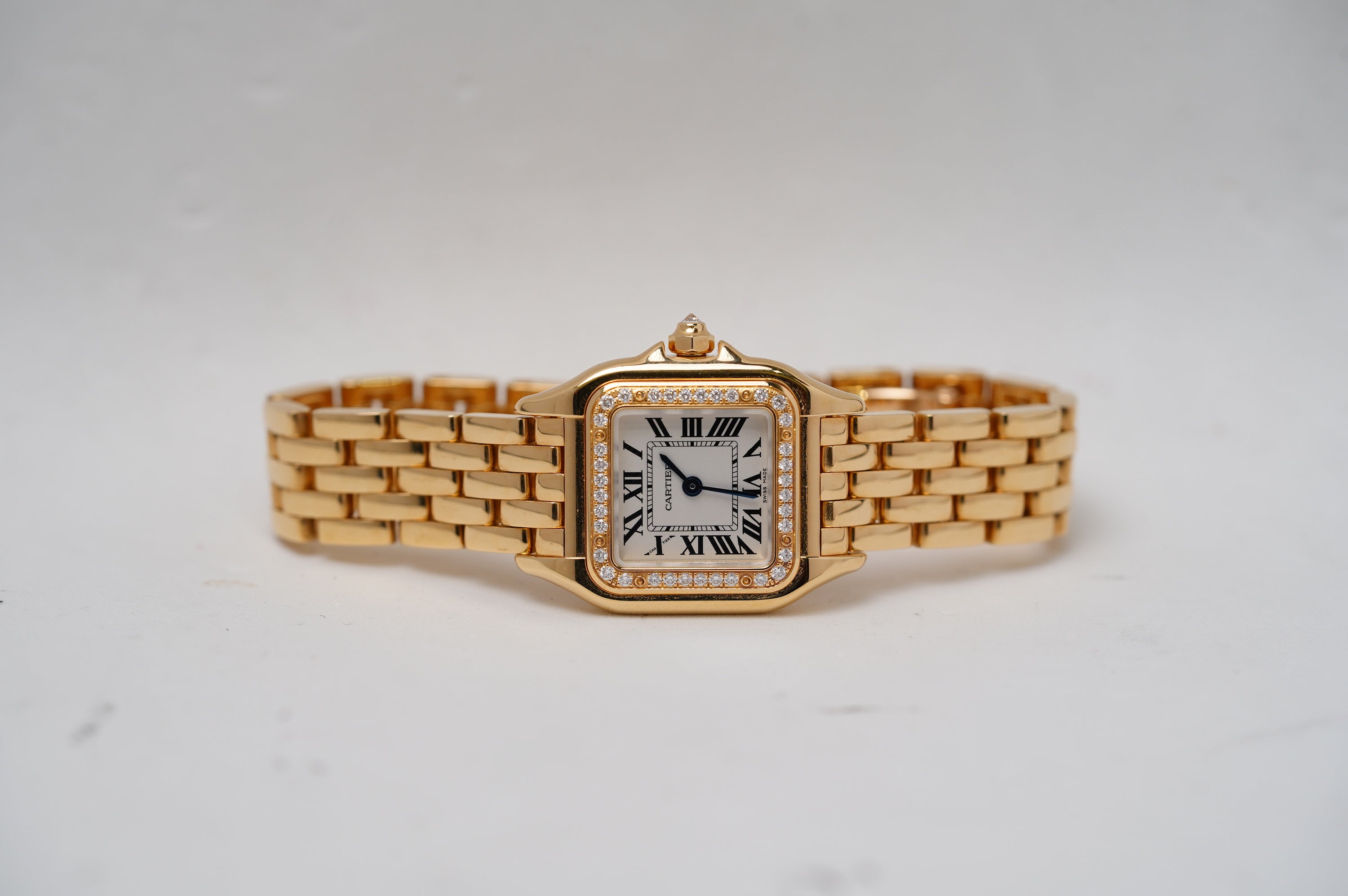 Cartier Panthere Small Model Yellow Gold & Diamond bezel (WJPN0067)