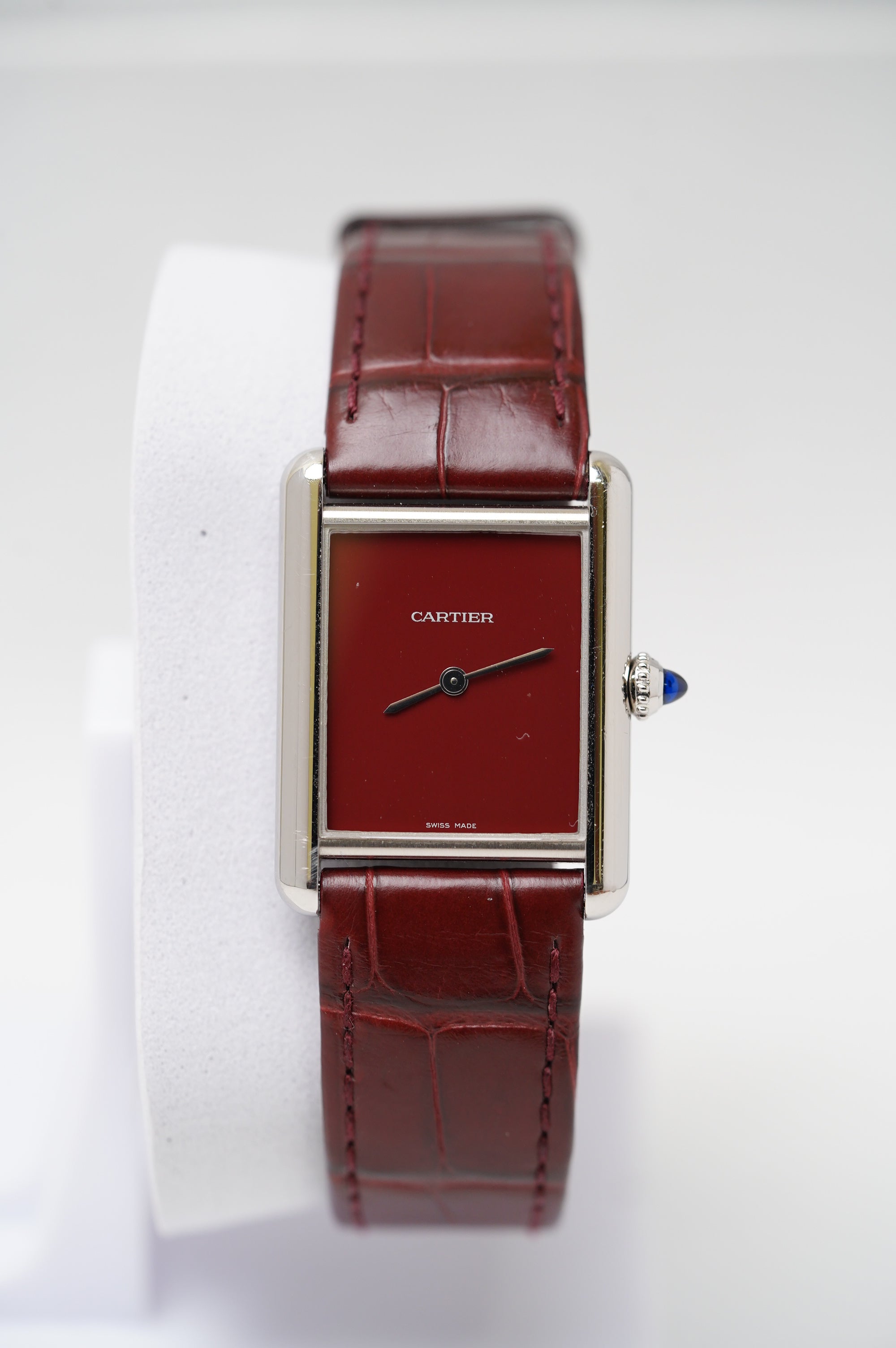 Cartier Tank Must Large Model Burgundy (WSTA0054)