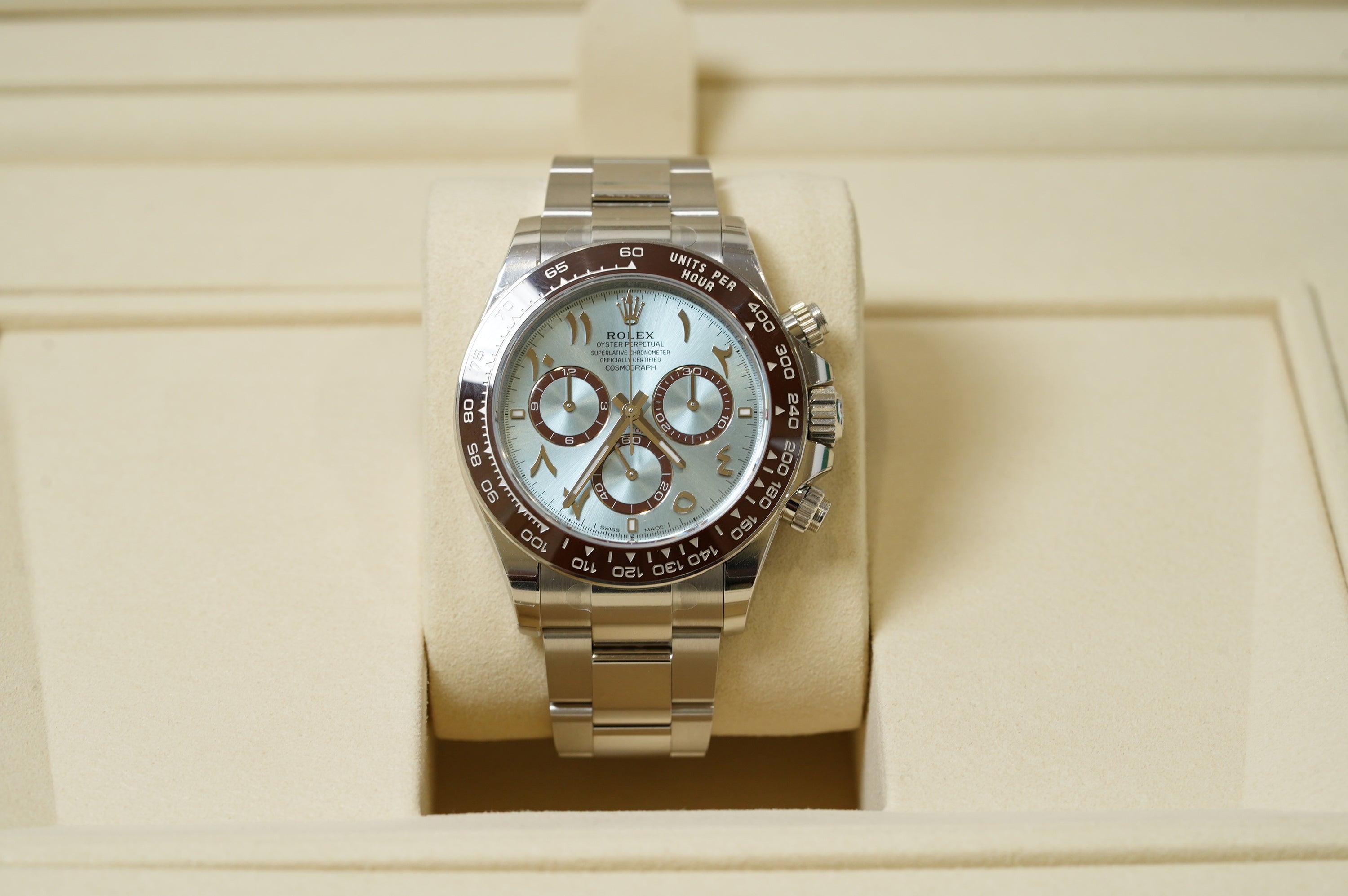 Rolex Daytona Platinum Ice Blue Arabic Dial Limited Edition (126506-0003)