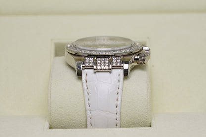 Rolex Daytona White Gold Original Factory Diamonds (116599TBR)