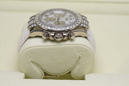 Rolex Daytona White Gold Original Factory Diamonds (116599TBR)