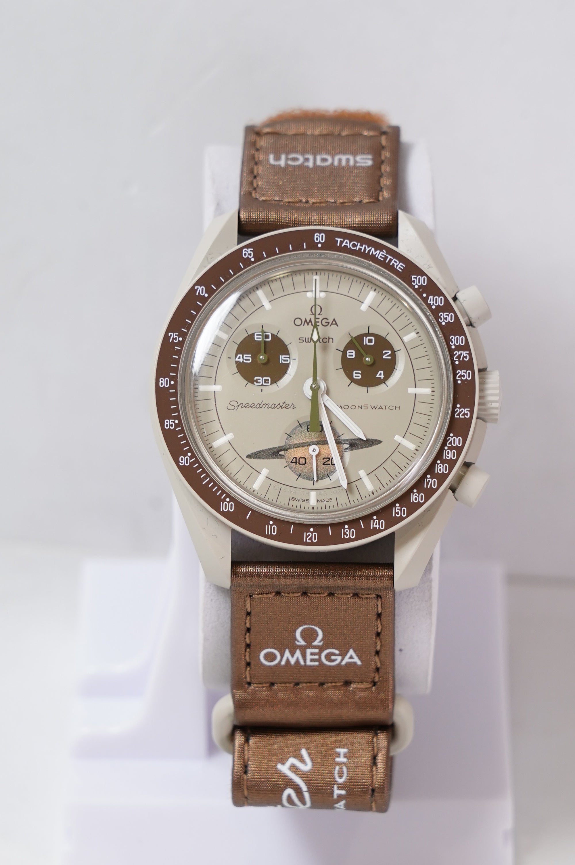 Omega X Swatch Mission To the Saturn Quartz (SO33T100)