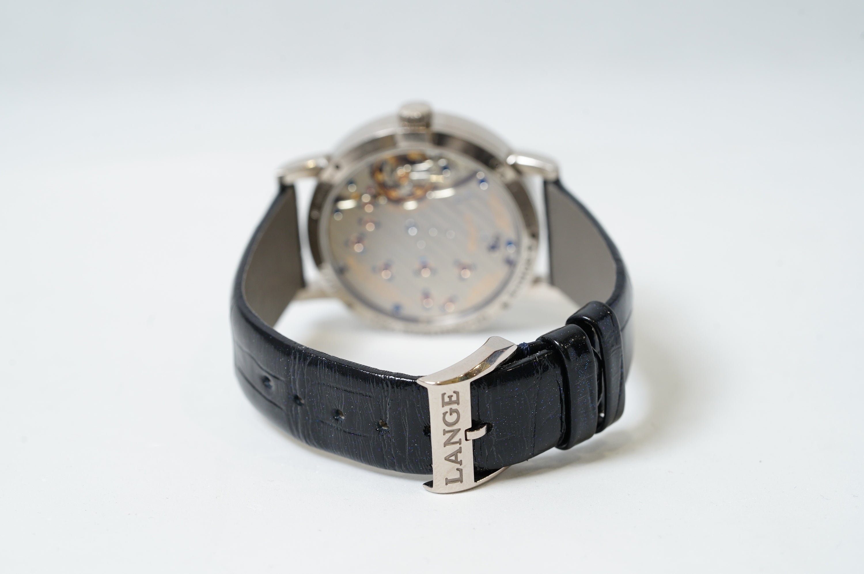 LITTLE LANGE 1 MOON PHASE in 750 White Gold
