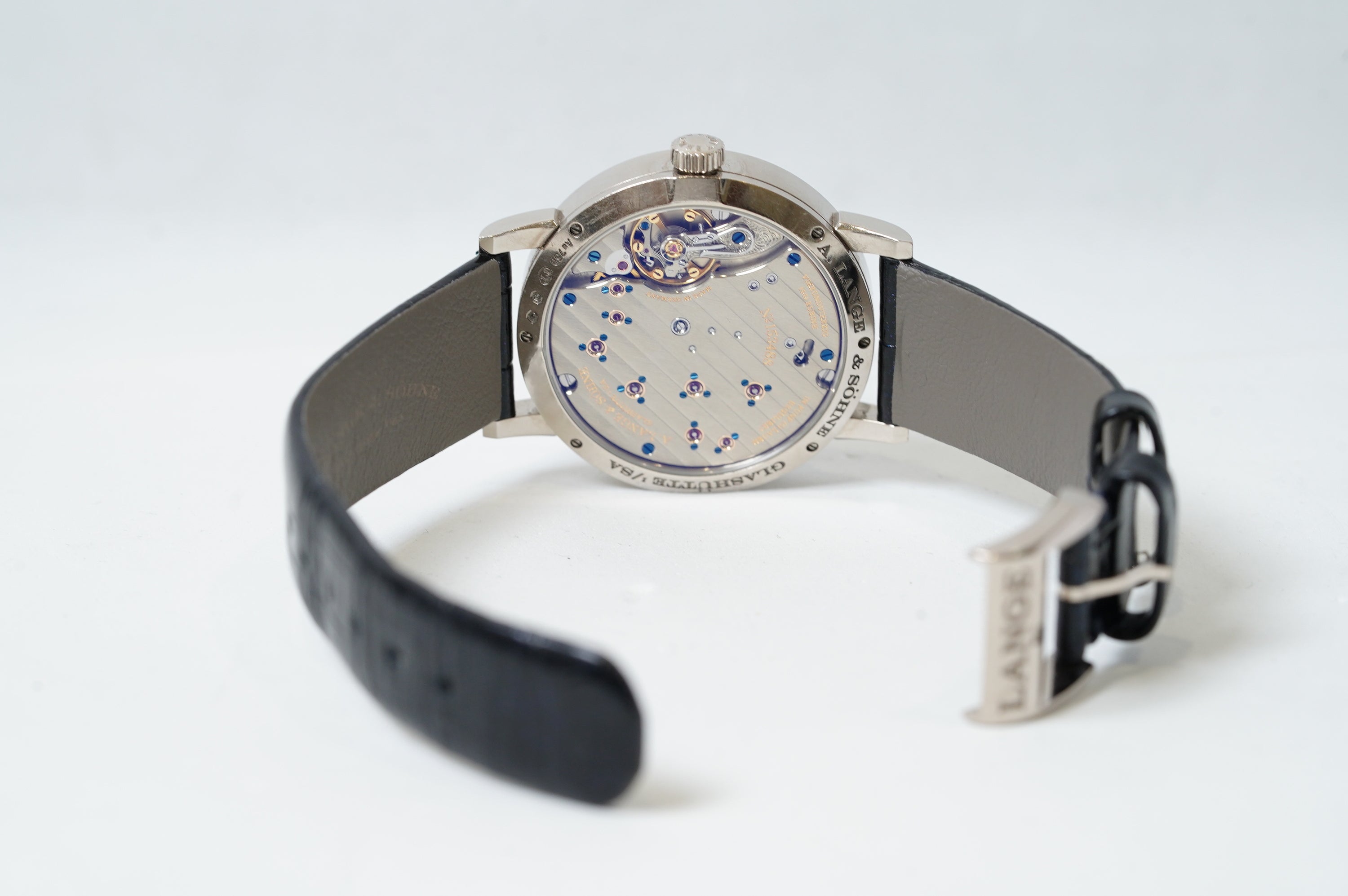 LITTLE LANGE 1 MOON PHASE in 750 White Gold