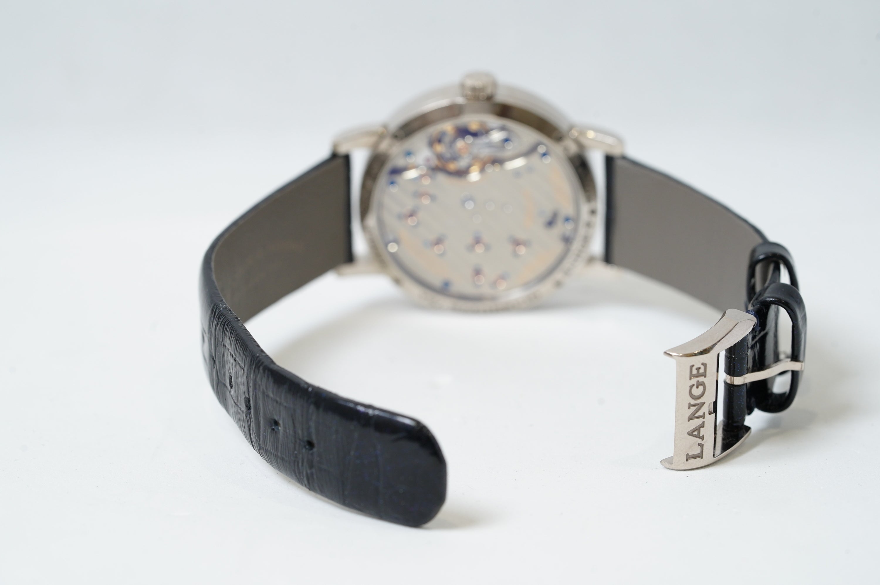 LITTLE LANGE 1 MOON PHASE in 750 White Gold