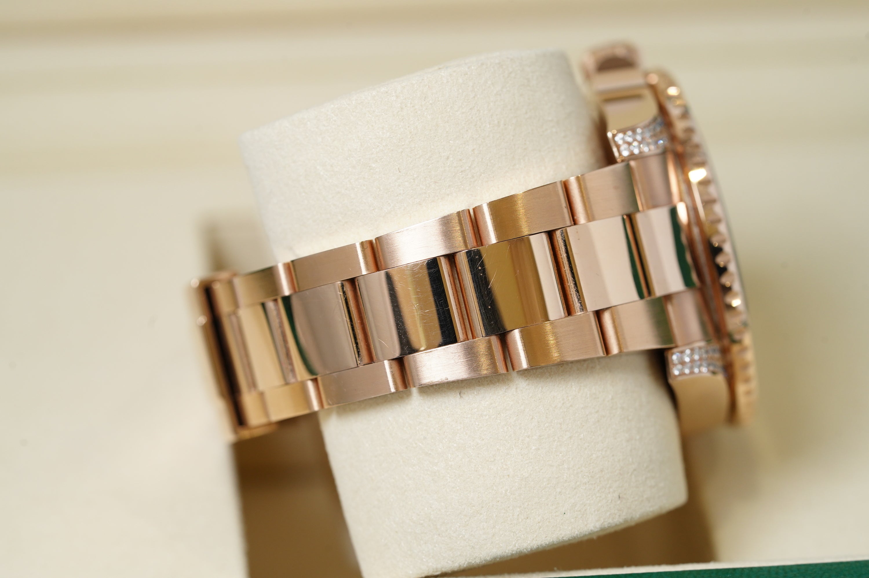 Rolex GMT-Master II - (126755SARU) Rose Gold Sapphire & Ruby