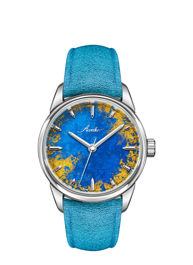 AWAKE Son Mài - Frosted Leaf « Royal Blue »