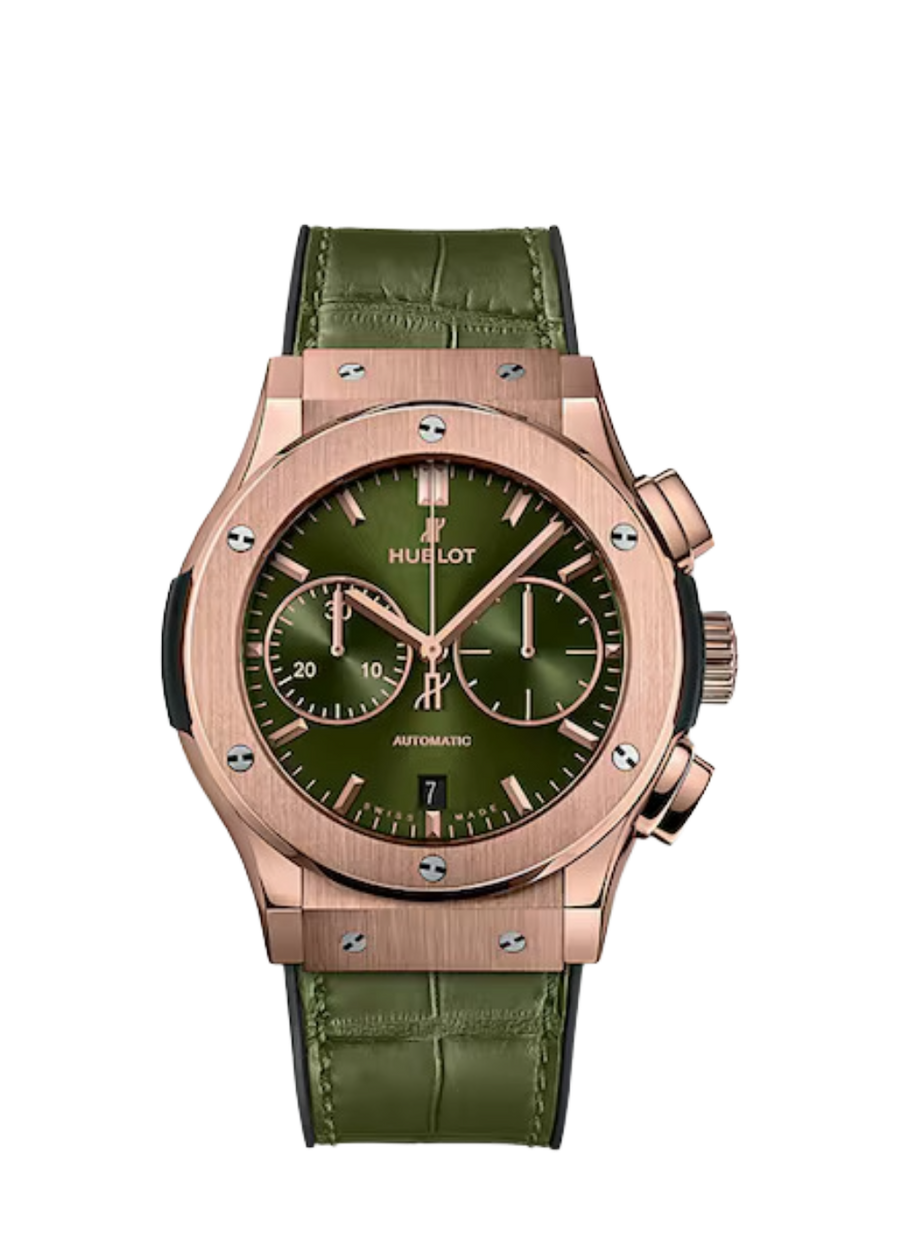 Hublot Classic Fusion Chronograph King Gold Green 45 (521.OX.8980.LR)