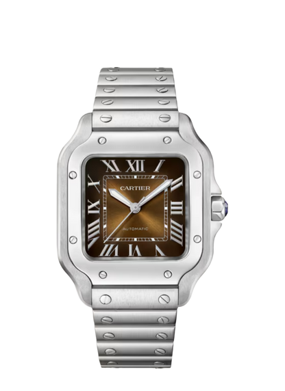 Cartier Santos "Medium Model" Brown (WSSA0065)