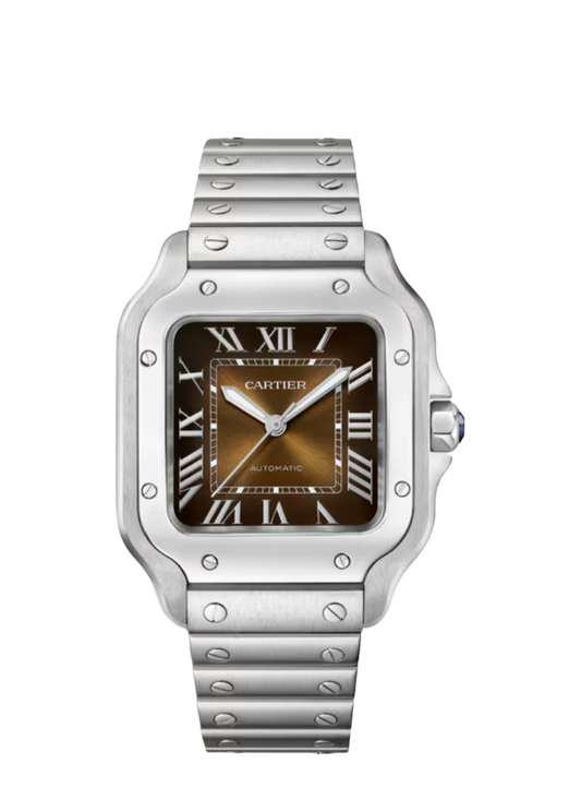 Cartier Santos "Medium Model" Brown (WSSA0065)