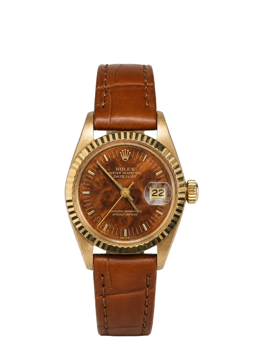 Rolex Datejust 26 Burlwood Dial (6917)