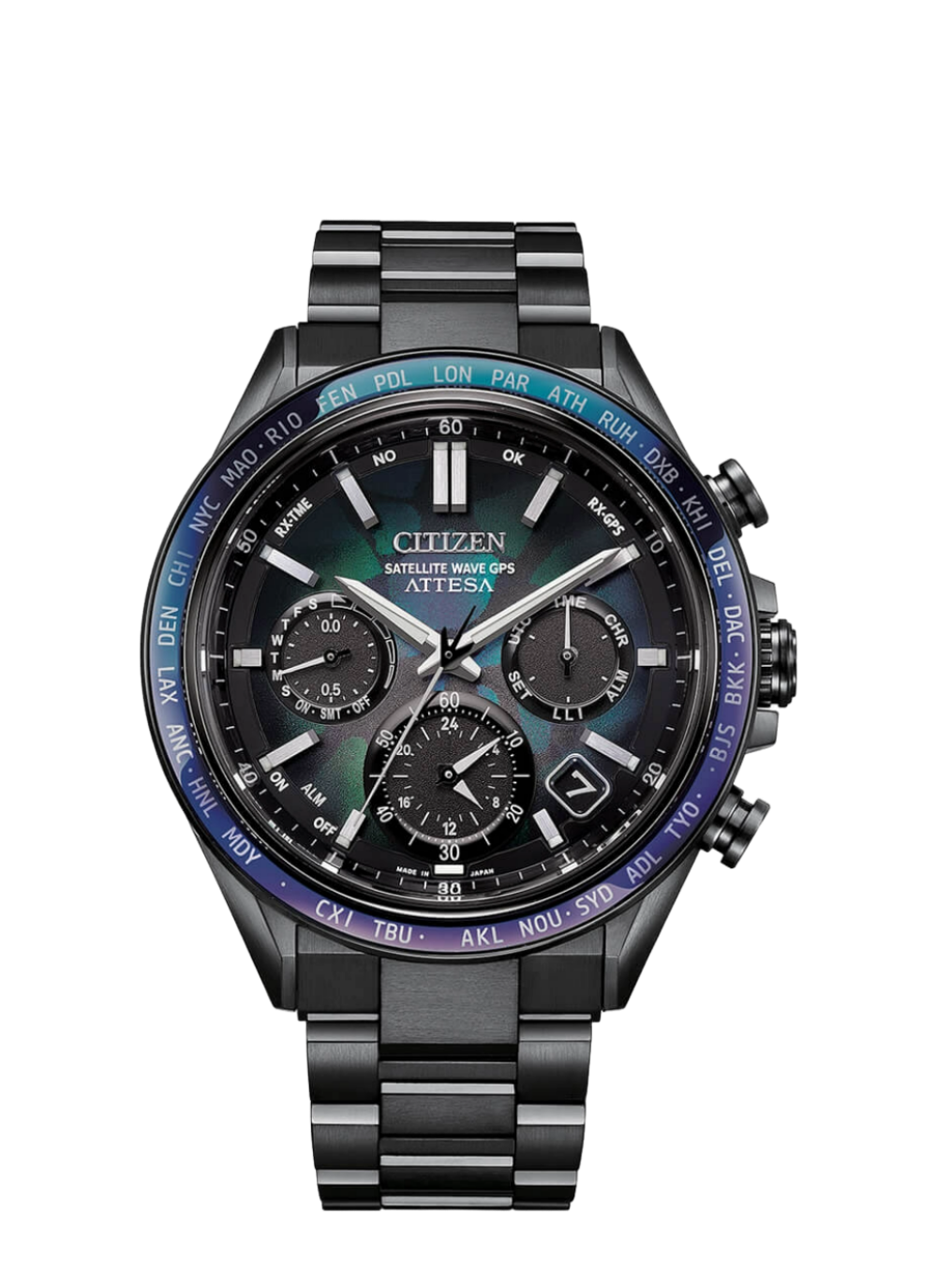 Citizen Eco-Drive Satellite Wave GPS LAYERS of TIME (CC4057-60E)