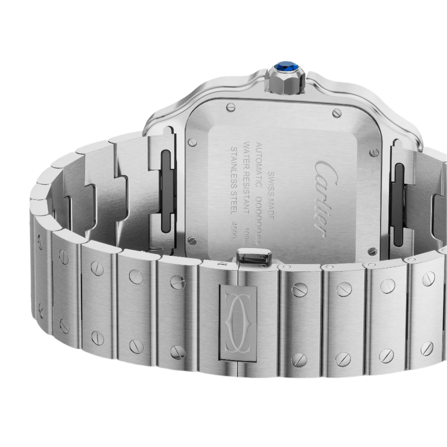 Cartier Santos "Large Model" Blue (WSSA0071)